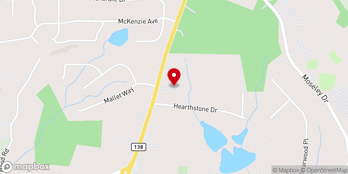 Map showing location of Stockbridge - Church of God of Prophecy
