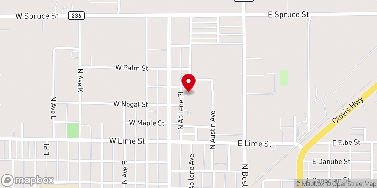 Map showing location of Apostolic Lighthouse Church