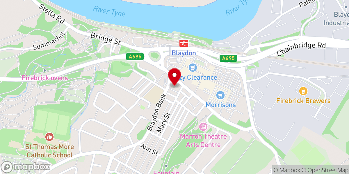 Map showing location of Saint Joseph's Roman Catholic Church