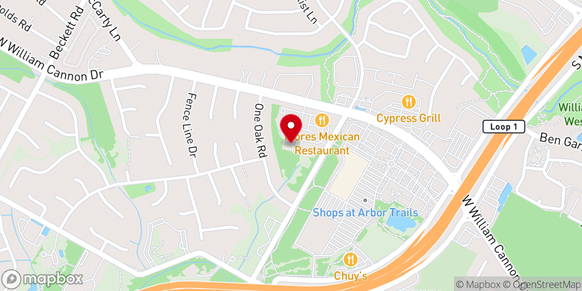Map showing location of Southwest Bible Church
