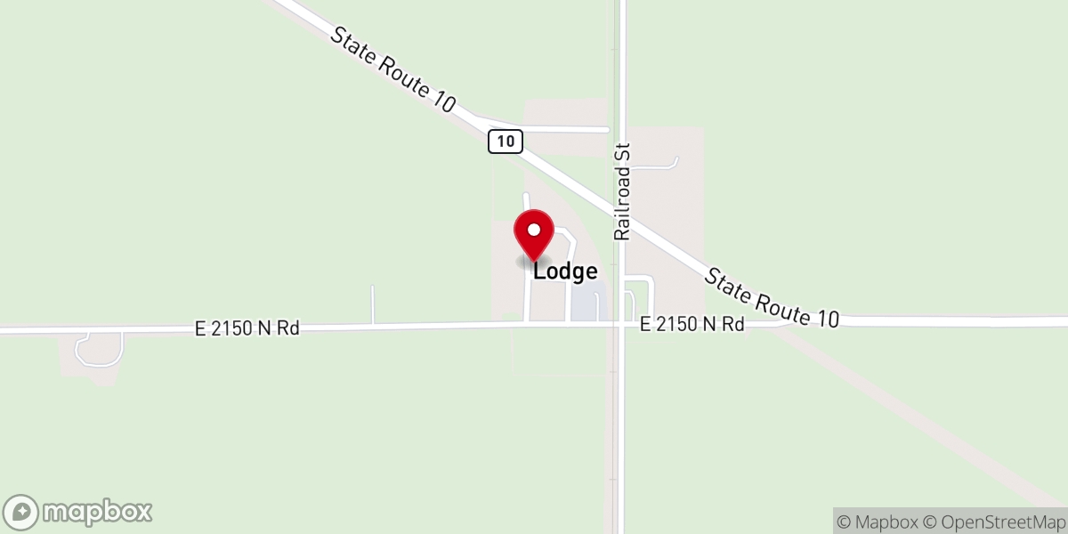 Map showing location of Lodge Church of God
