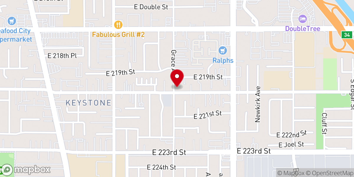 Map showing location of First Filipino Missionary Baptist Church