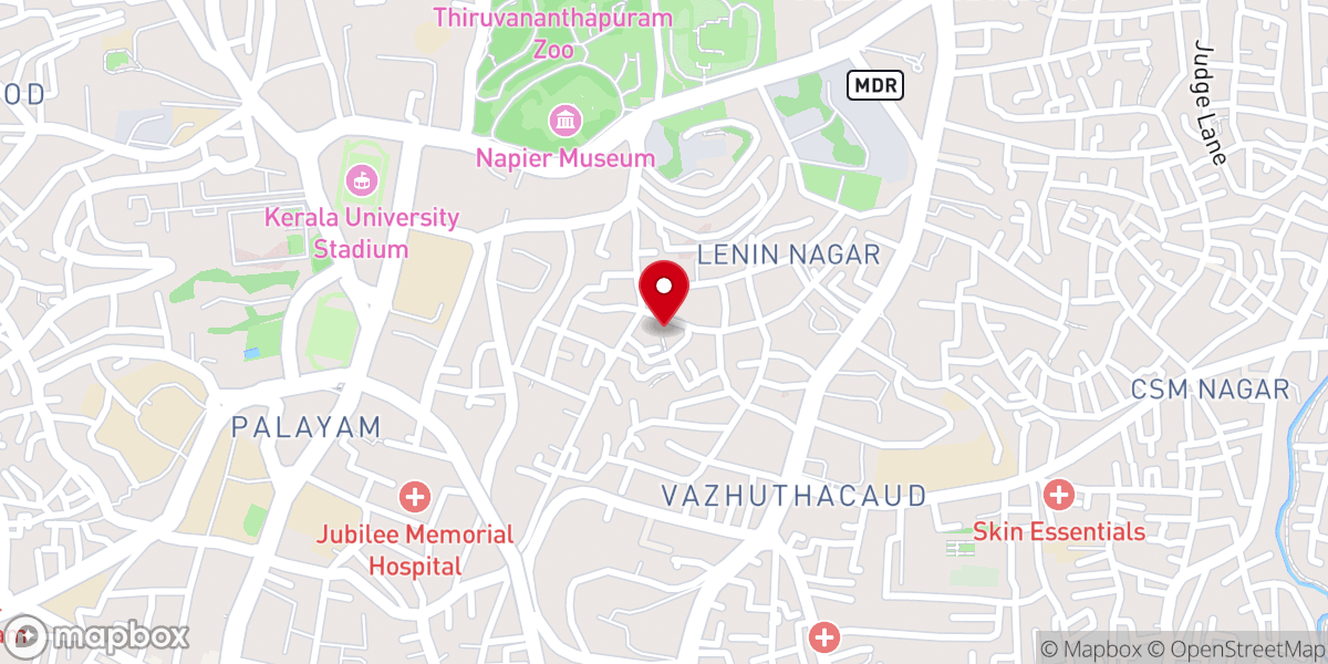 Map showing location of Internation Zion Assembly Church