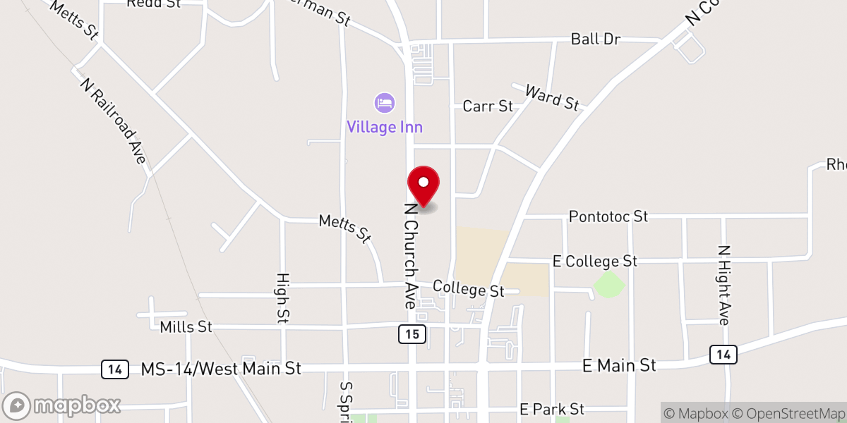 Map showing location of Louisville Discount Package