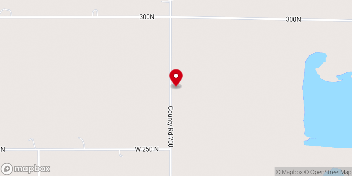 Map showing location of St John's Lutheran Church