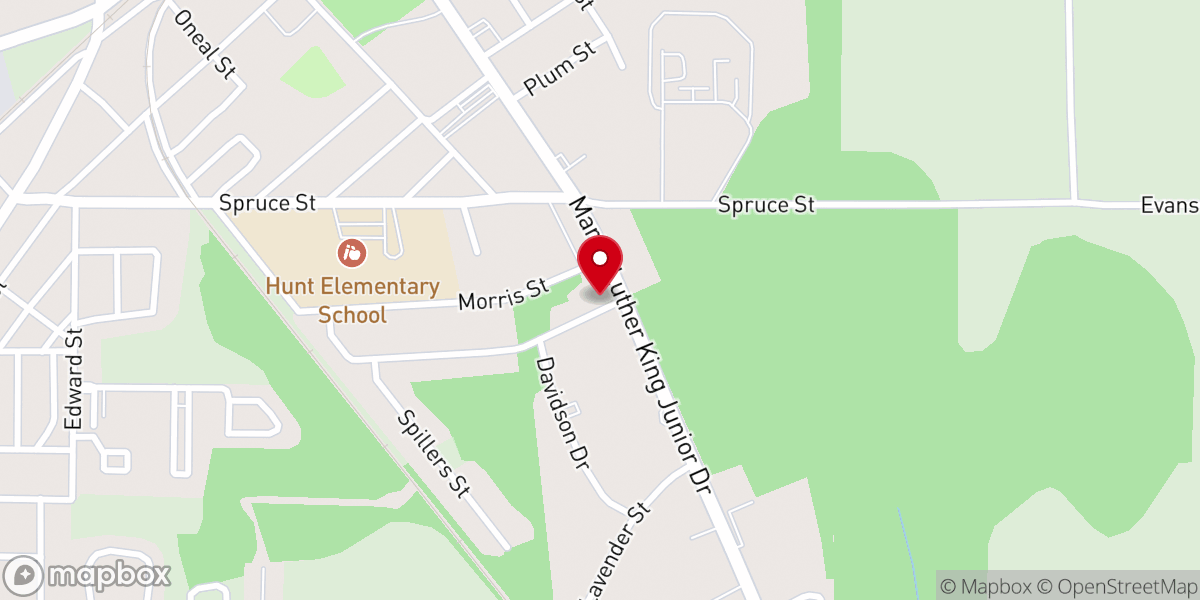 Map showing location of St Juliana's Catholic Church