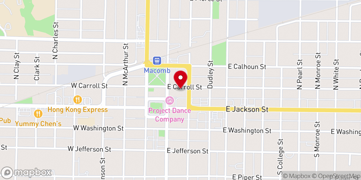 Map showing location of Saint George's Anglican Church