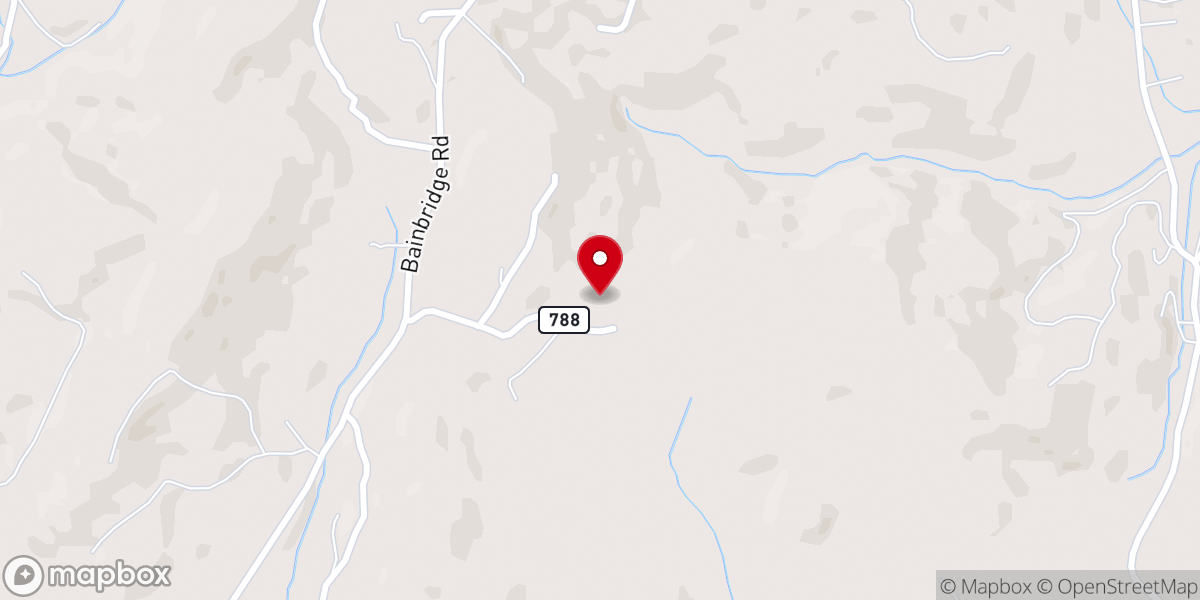 Map showing location of Atkins Church