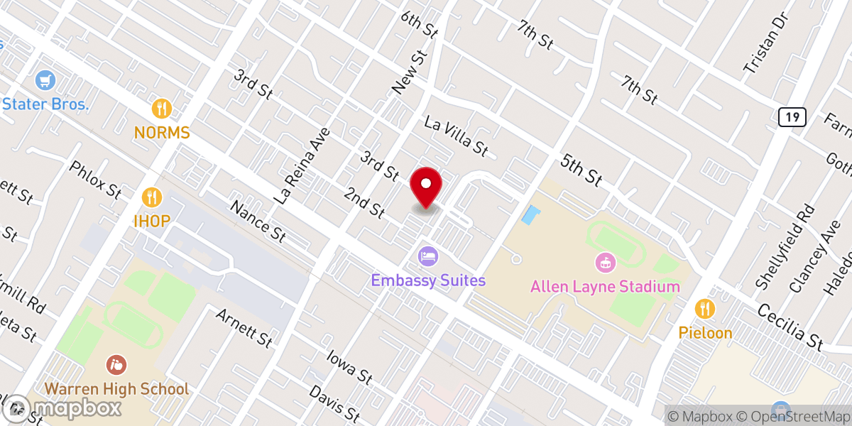 Map showing location of Legacy Church