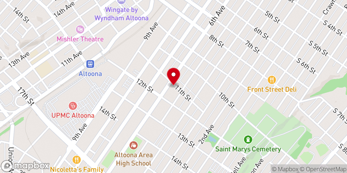 Map showing location of Mother Gethsemane Church-God