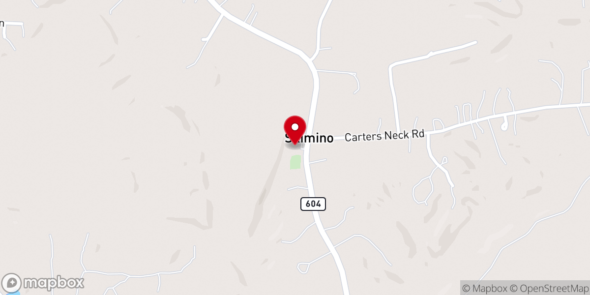 Map showing location of Mount Pilgrim Baptist Church