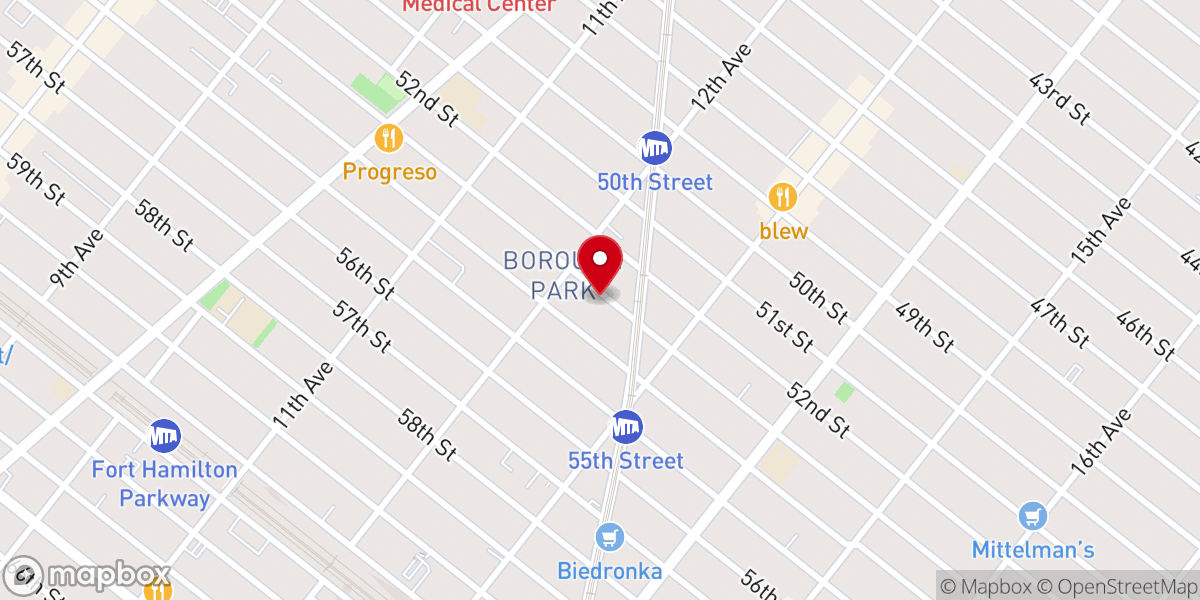 Map showing location of Cong Chasdei Yisroel Inc