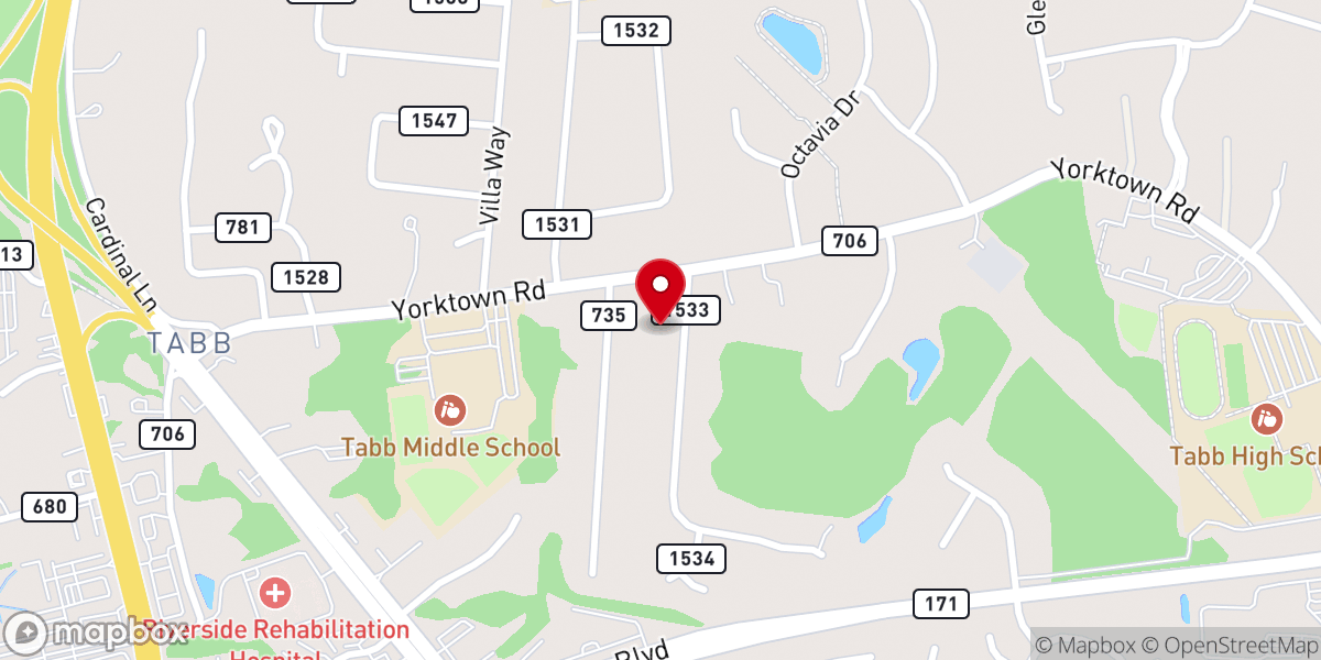 Map showing location of Bible Way Fellowship Church
