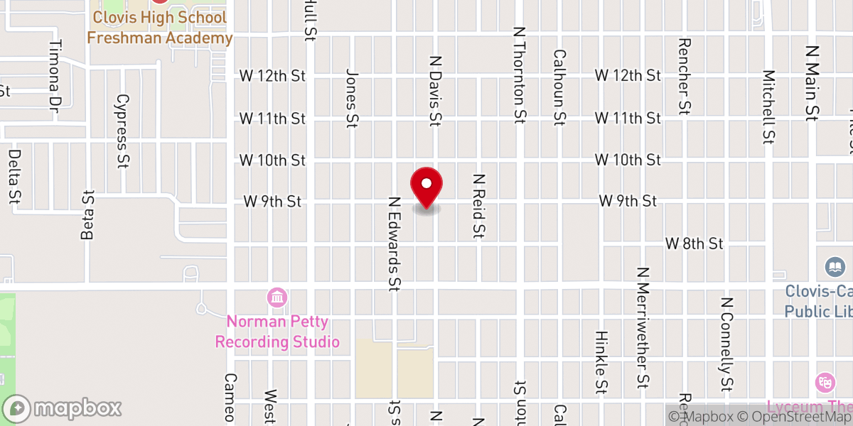 Map showing location of Empowerment Temple Church