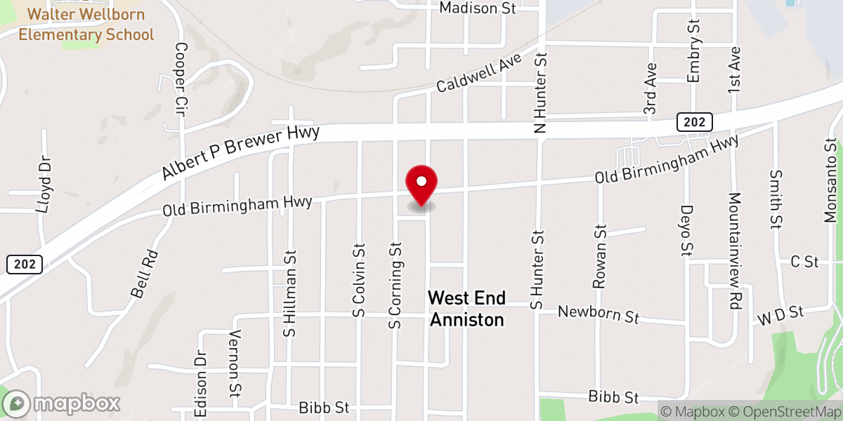 Map showing location of Peoples Church