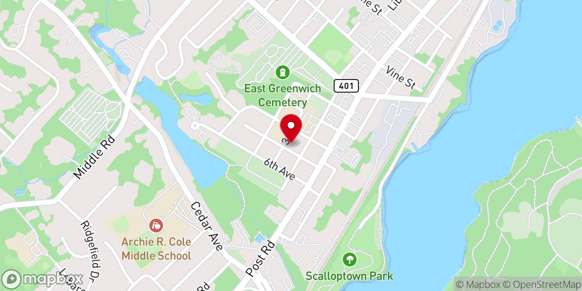 Map showing location of Our Lady of Mercy Fransican Convent