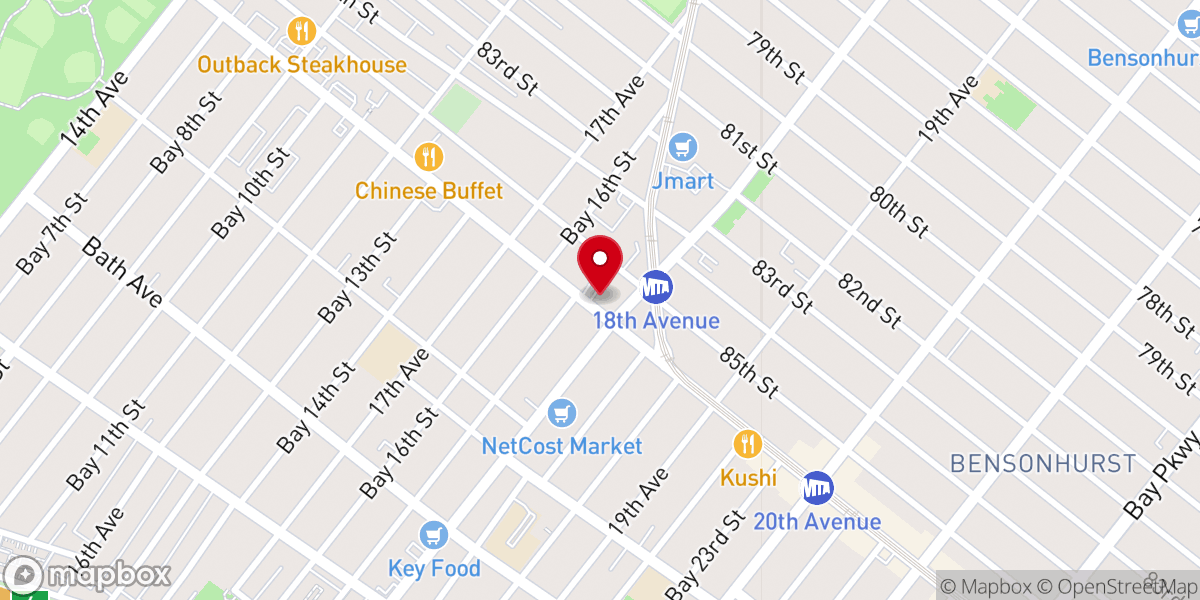 Map showing location of Bukhari Community Center (BCC)