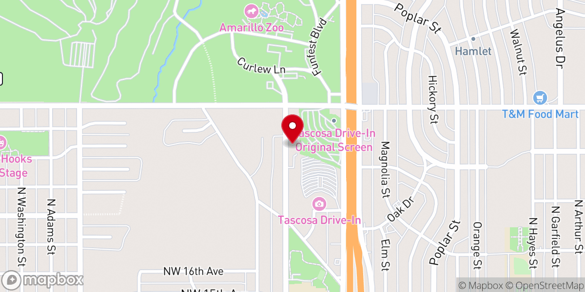 Map showing location of Faith Clinic Church