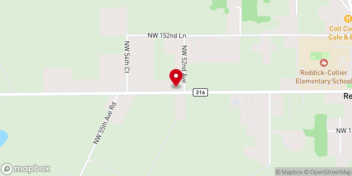 Map showing location of IGLESIA DE DIOS DE LA PROFECÍA 3N1 OCALA