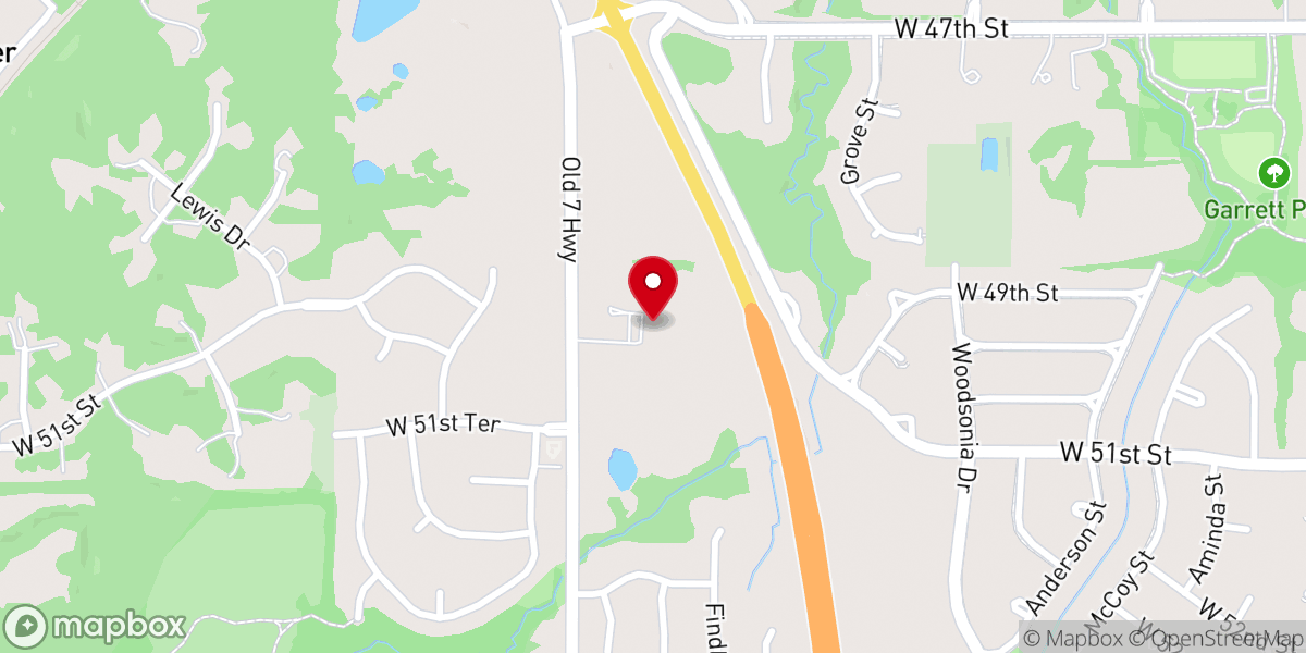 Map showing location of The Hill Ministries