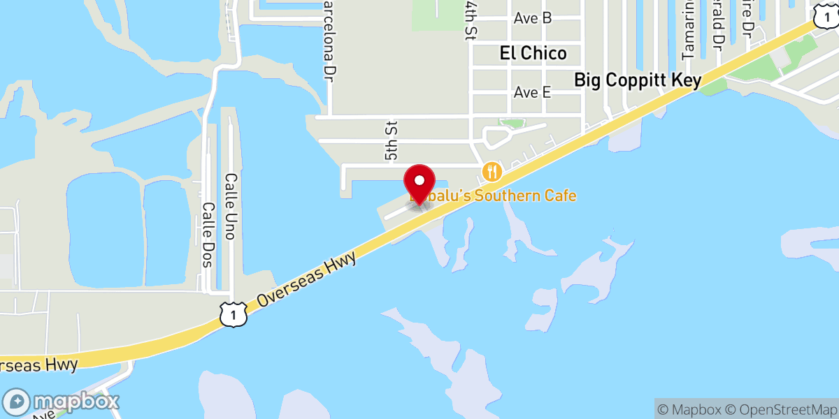 Map showing location of Keys Presbyterian Church
