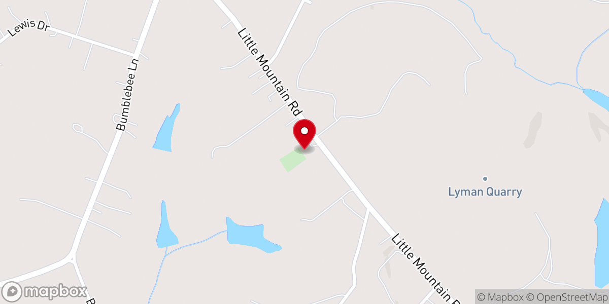 Map showing location of Mt Pilgrim Baptist Church