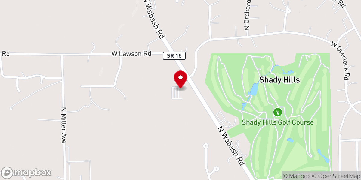 Map showing location of Marion First Friends Church