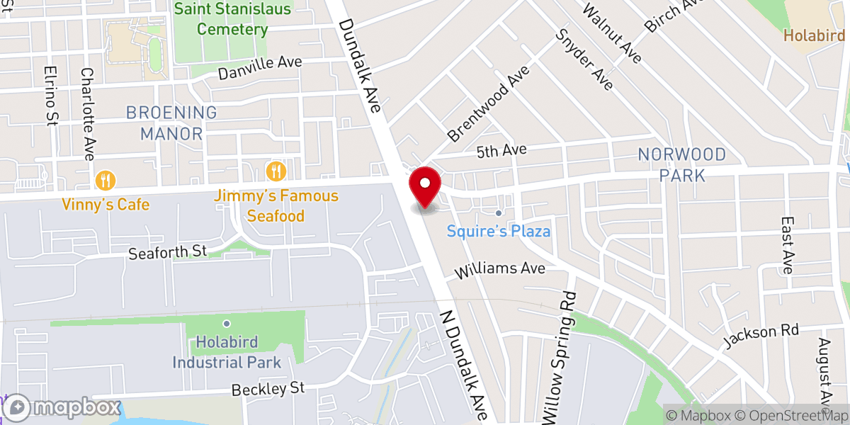 Map showing location of Saint Lukes Evangelical Lutheran Church