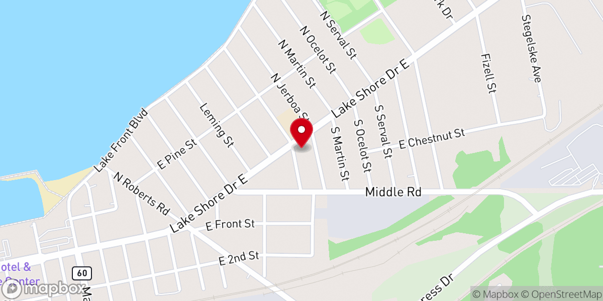 Map showing location of Saint Hyacinth's Roman Catholic Church