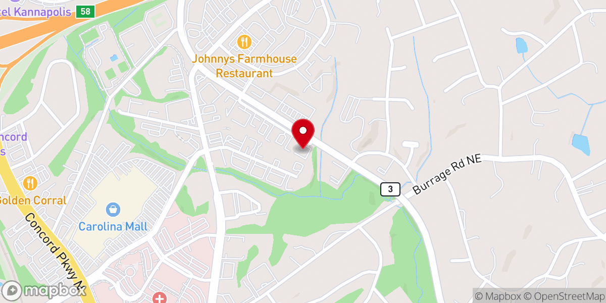 Map showing location of Grace City Church