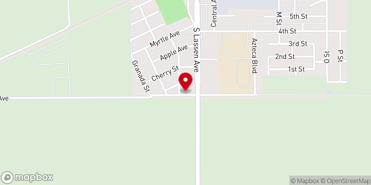 Map showing location of St-Frances Cabrini Catholic