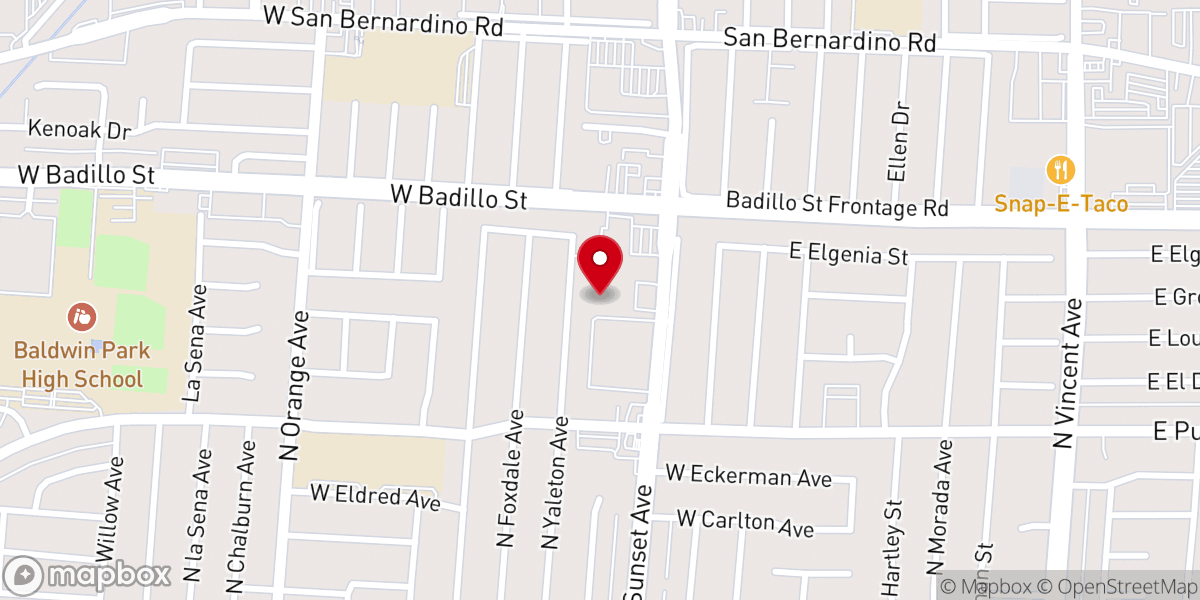 Map showing location of Iglesia Sobrenatural para las Naciones