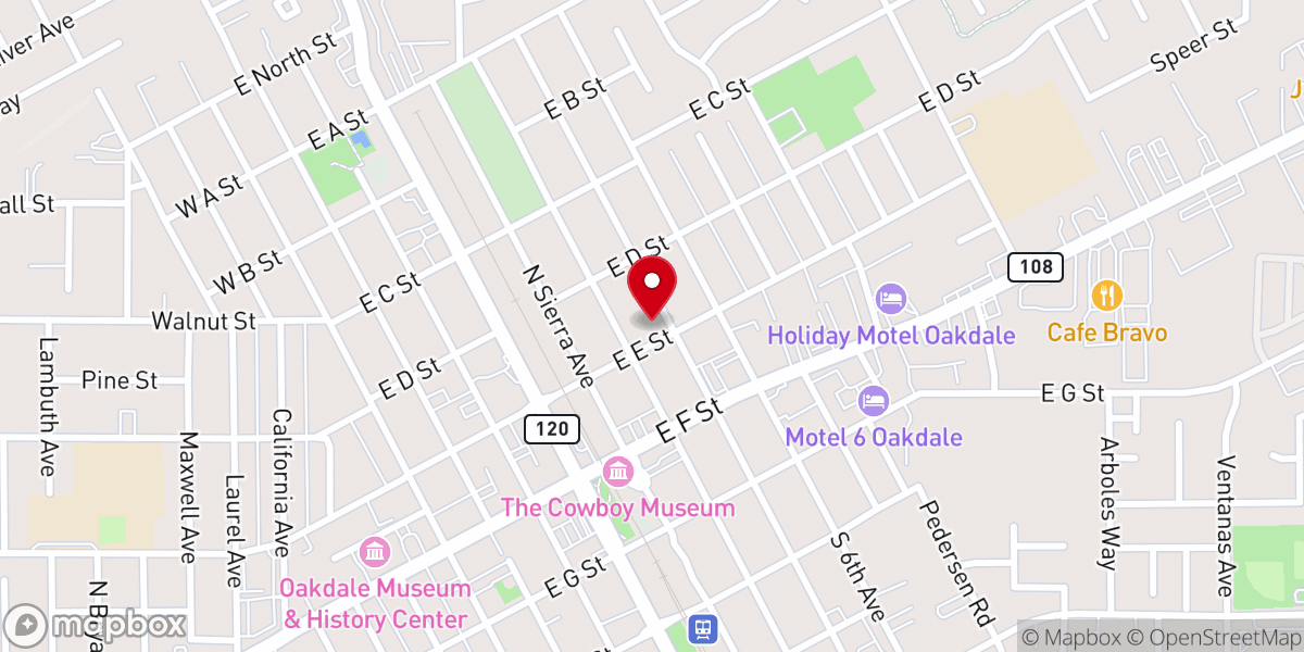 Map showing location of Sanctuary Church