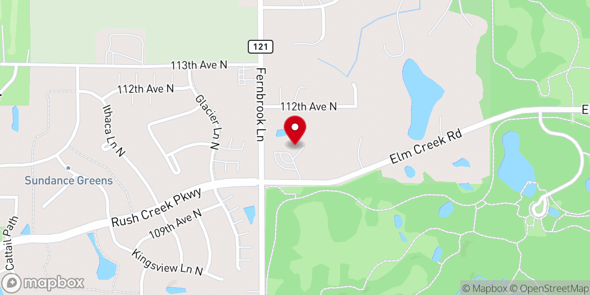 Map showing location of Iglesia Cristiana Familia de Dios, Dayton