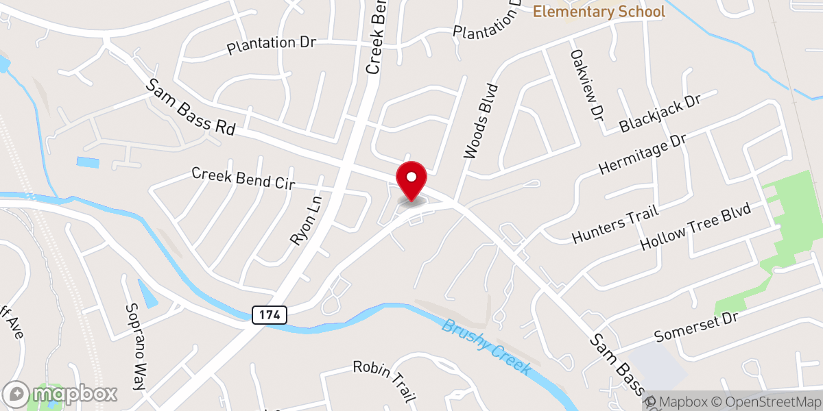 Map showing location of Austin Church Of God