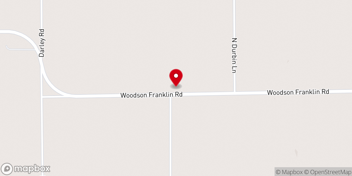 Map showing location of Durbin United Methodist Chirch