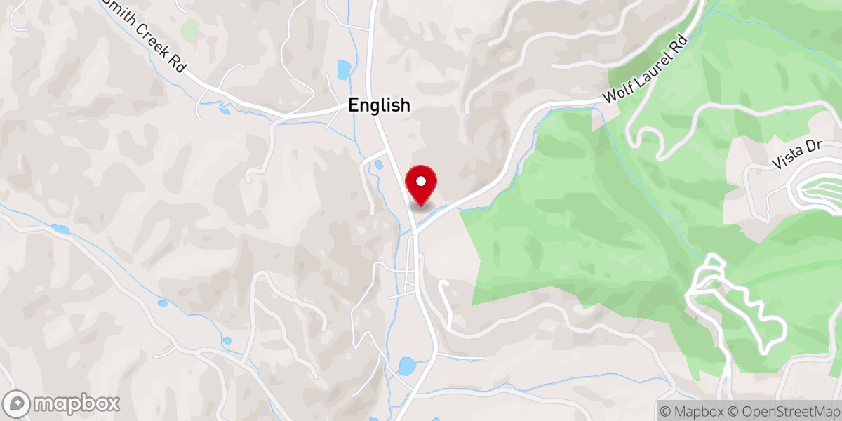 Map showing location of Pleasant Valley Baptist Church