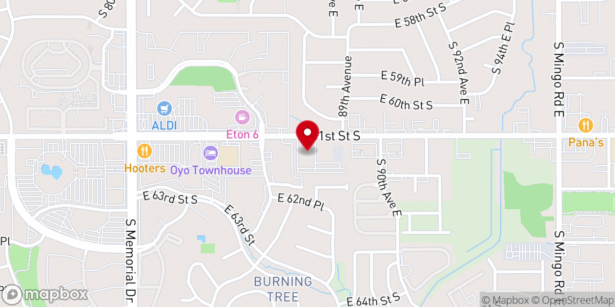 Map showing location of Zion's Gates Ministries