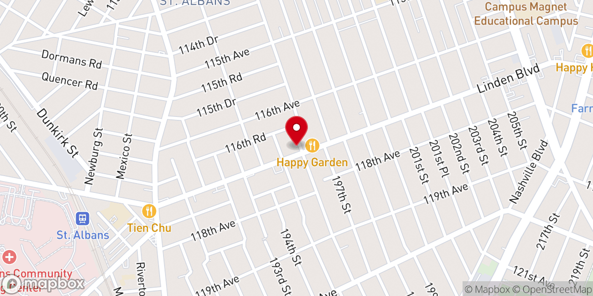 Map showing location of Sentinel Evangelical Church