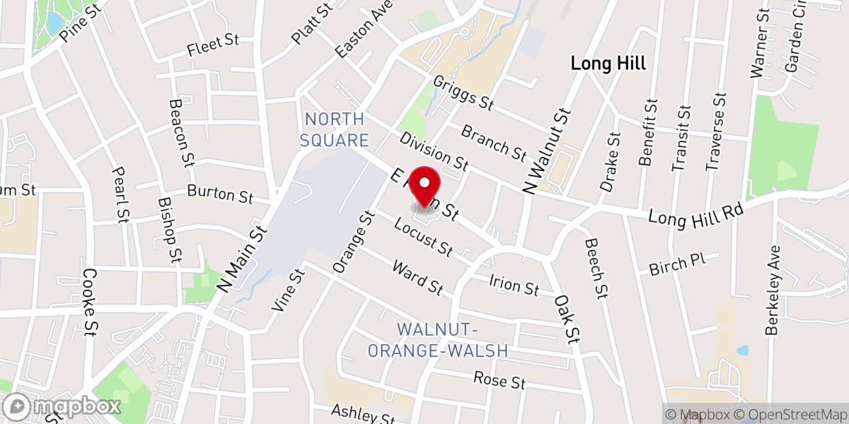 Map showing location of Iglesia Shekinah