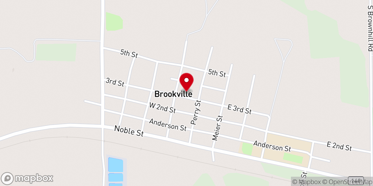 Map showing location of St. Joseph Catholic Church