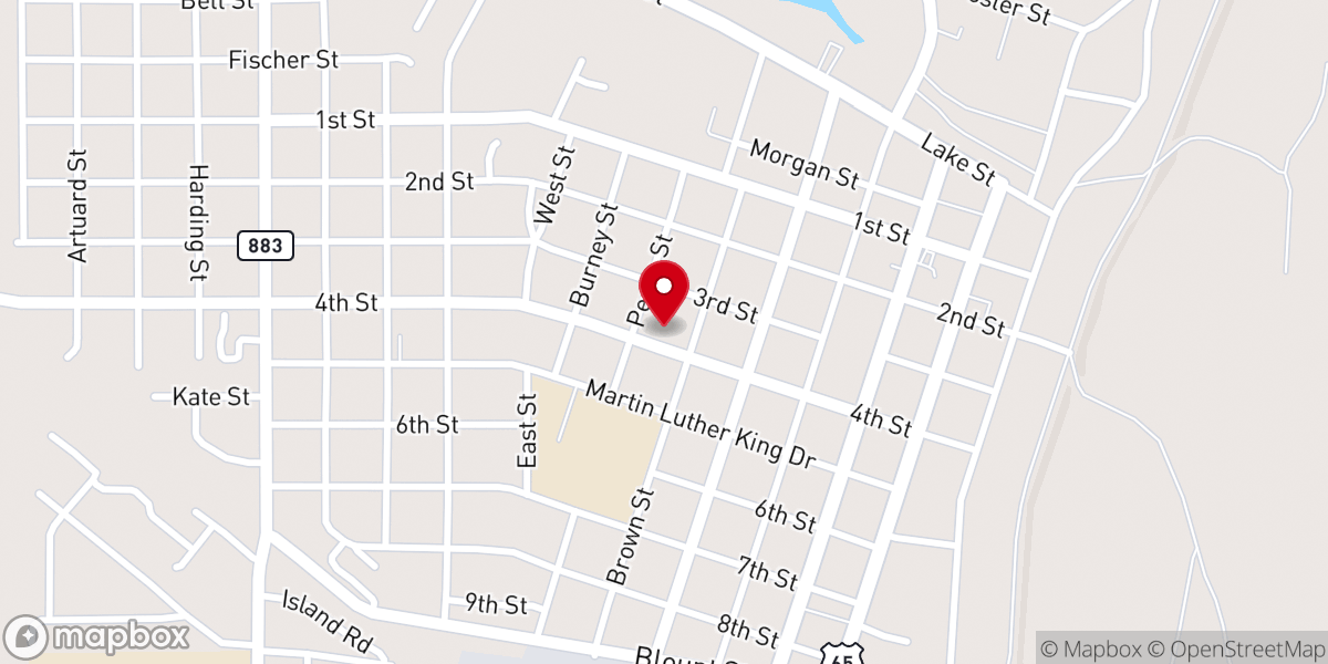 Map showing location of Special Educational Services