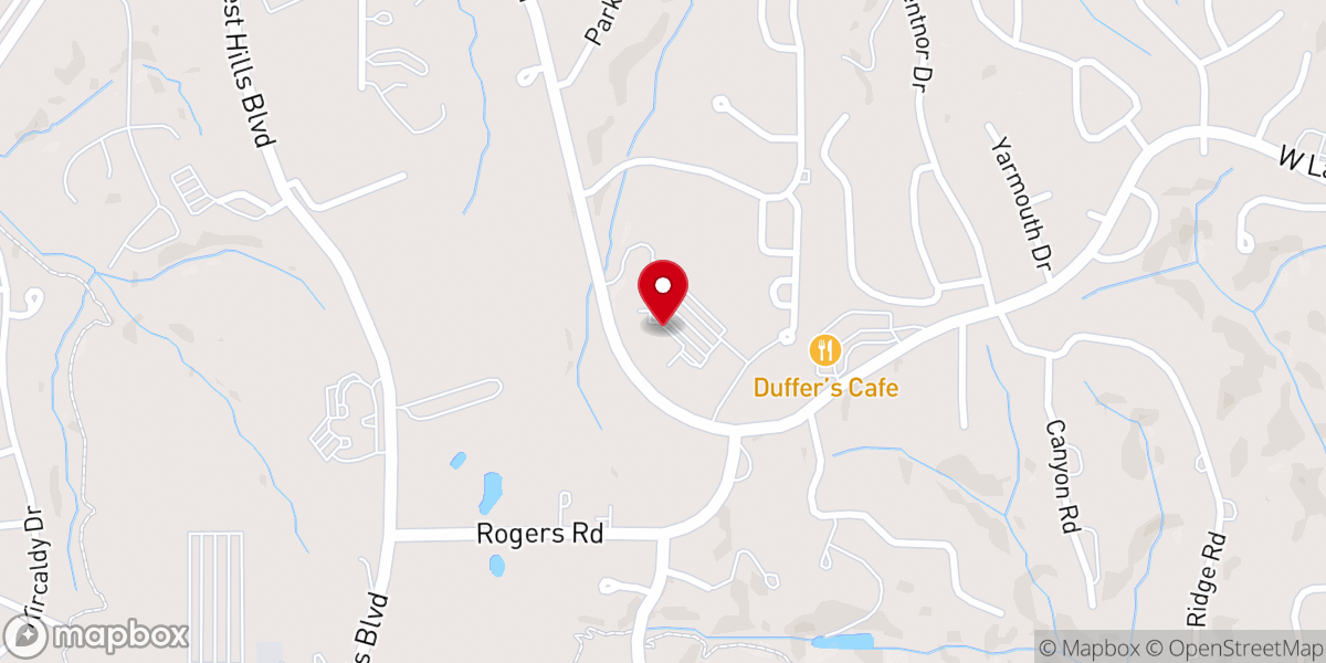 Map showing location of St. Bernard of Clairvaux Catholic Church