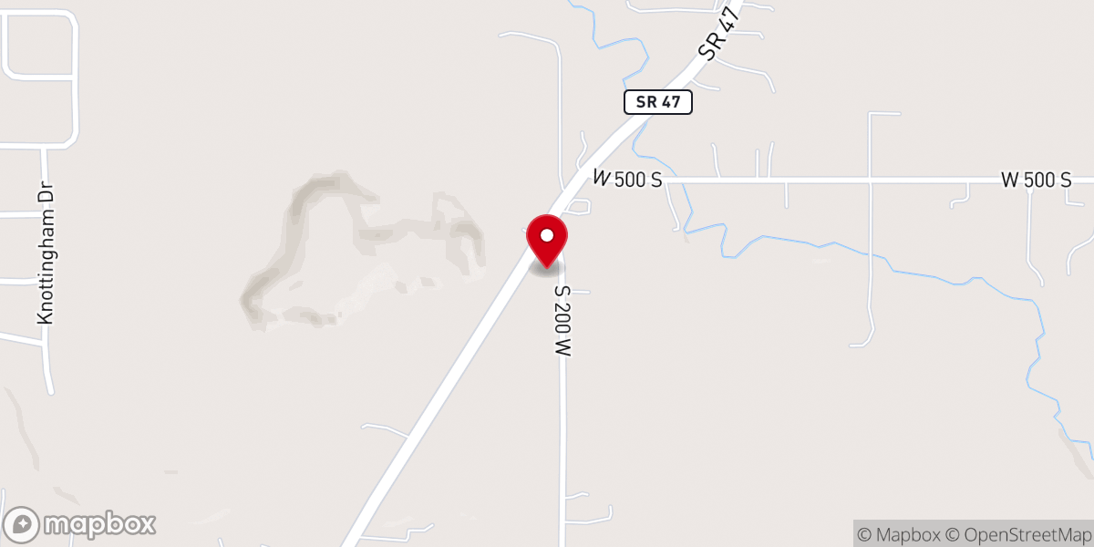 Map showing location of Faith Baptist Church