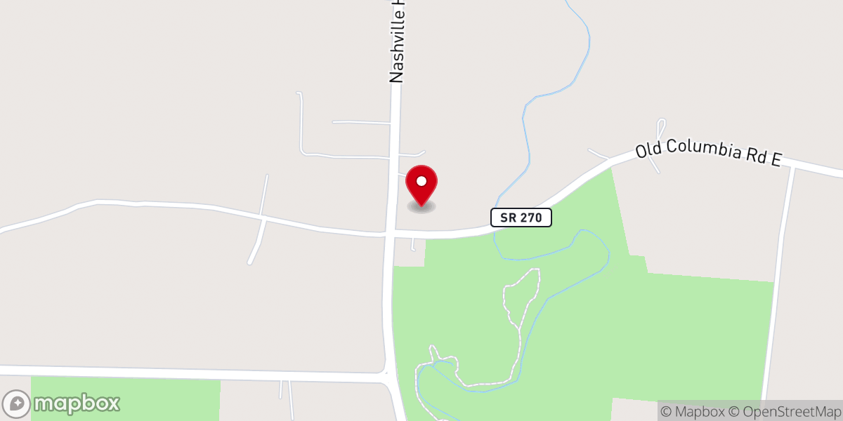 Map showing location of Chapel Hill church of Christ