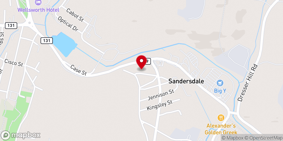 Map showing location of Sovereign Grace Chapel