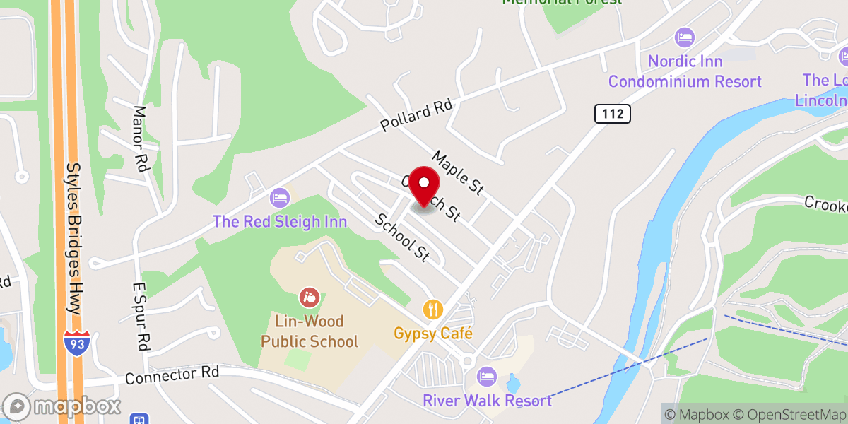 Map showing location of St Joseph Church Lincoln