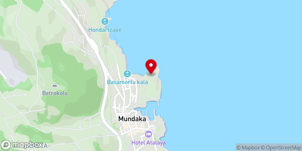 Map showing location of Ermita de Santa Catalina