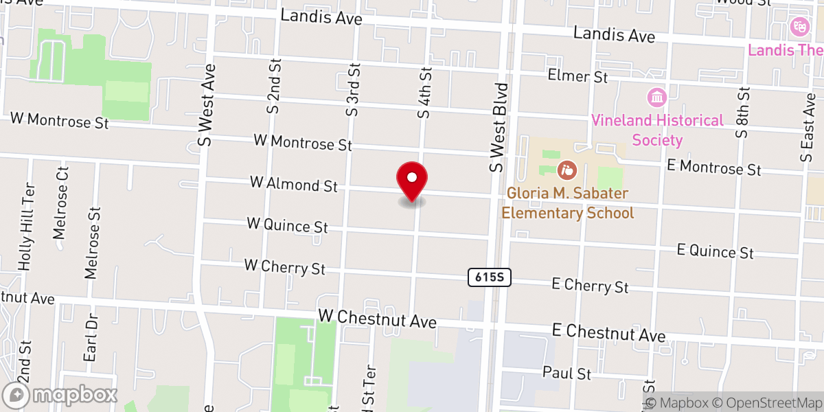 Map showing location of Iglesia Hispana Presbiteriana Bet-El