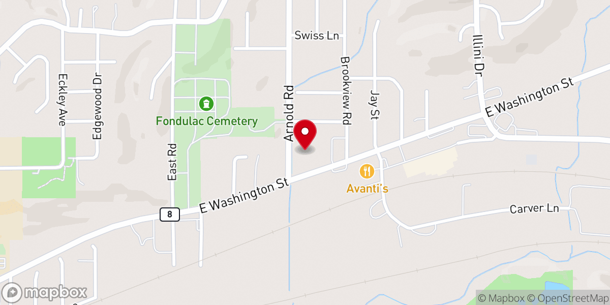 Map showing location of GT Church